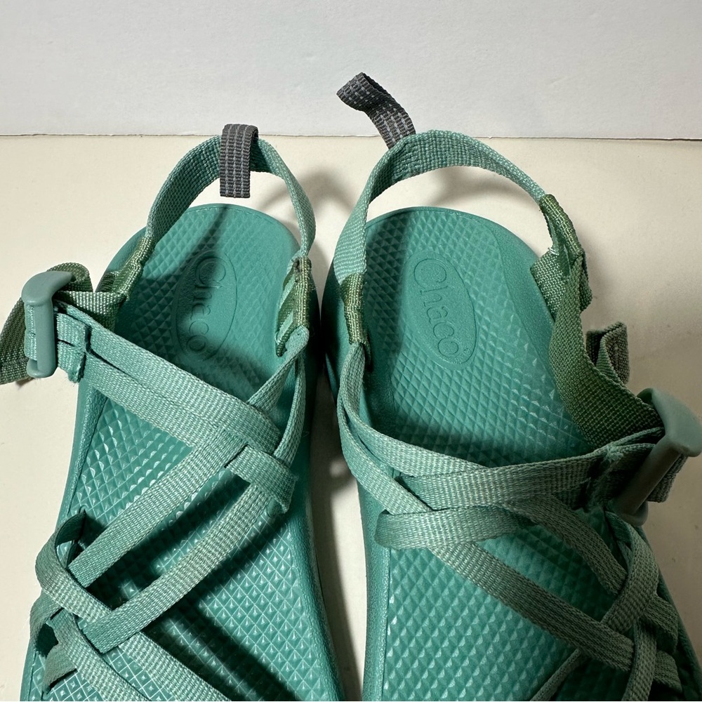 Chaco womens sandal size 6 teal strappy - Picture 3 of 9